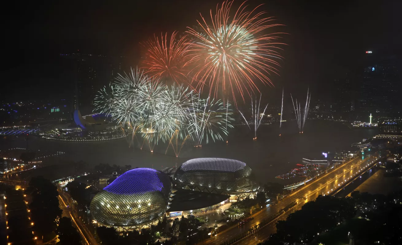 #GaleriaCri Así recibieron el año nuevo algunos países 