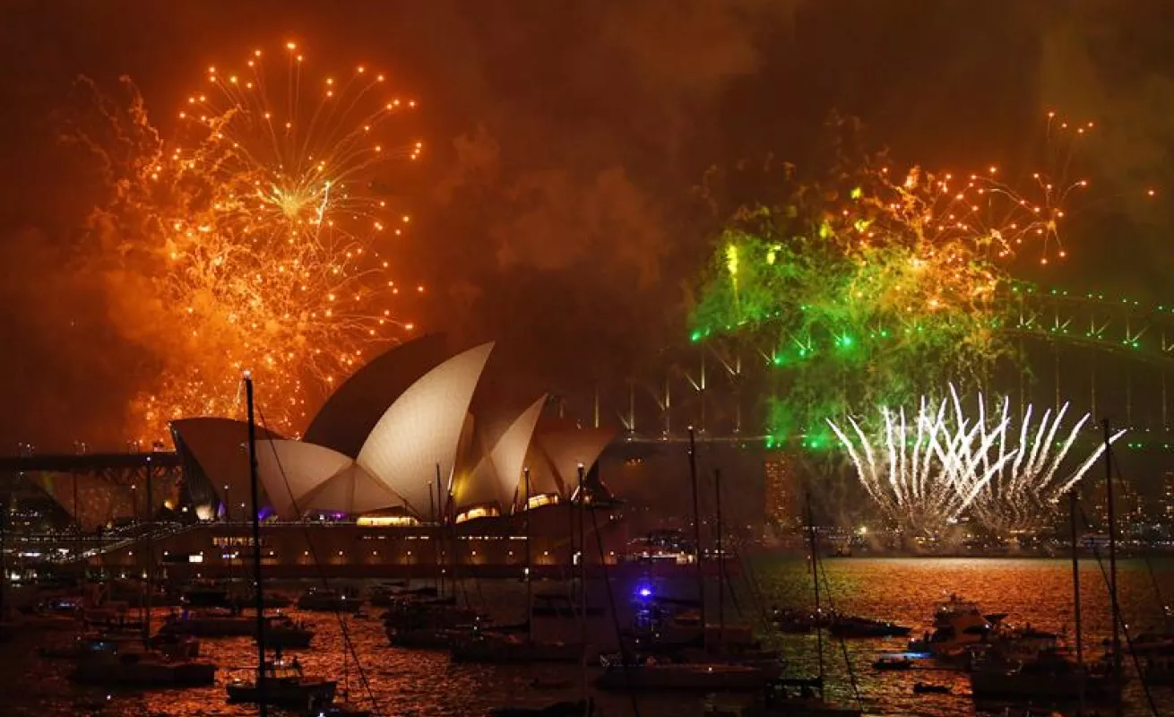 #GaleriaCri Así recibieron el año nuevo algunos países 