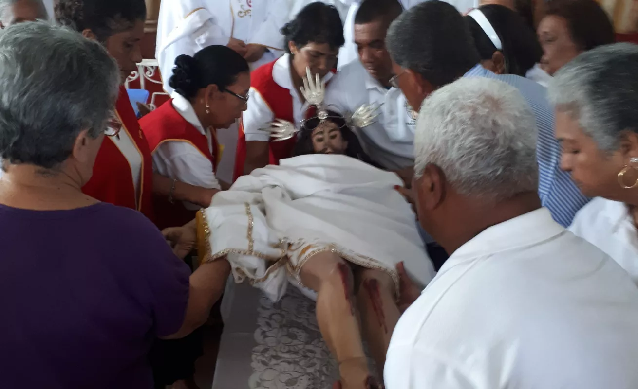 #GaleriaCri Lavatorio de los pies del Cristo de Esquipulas