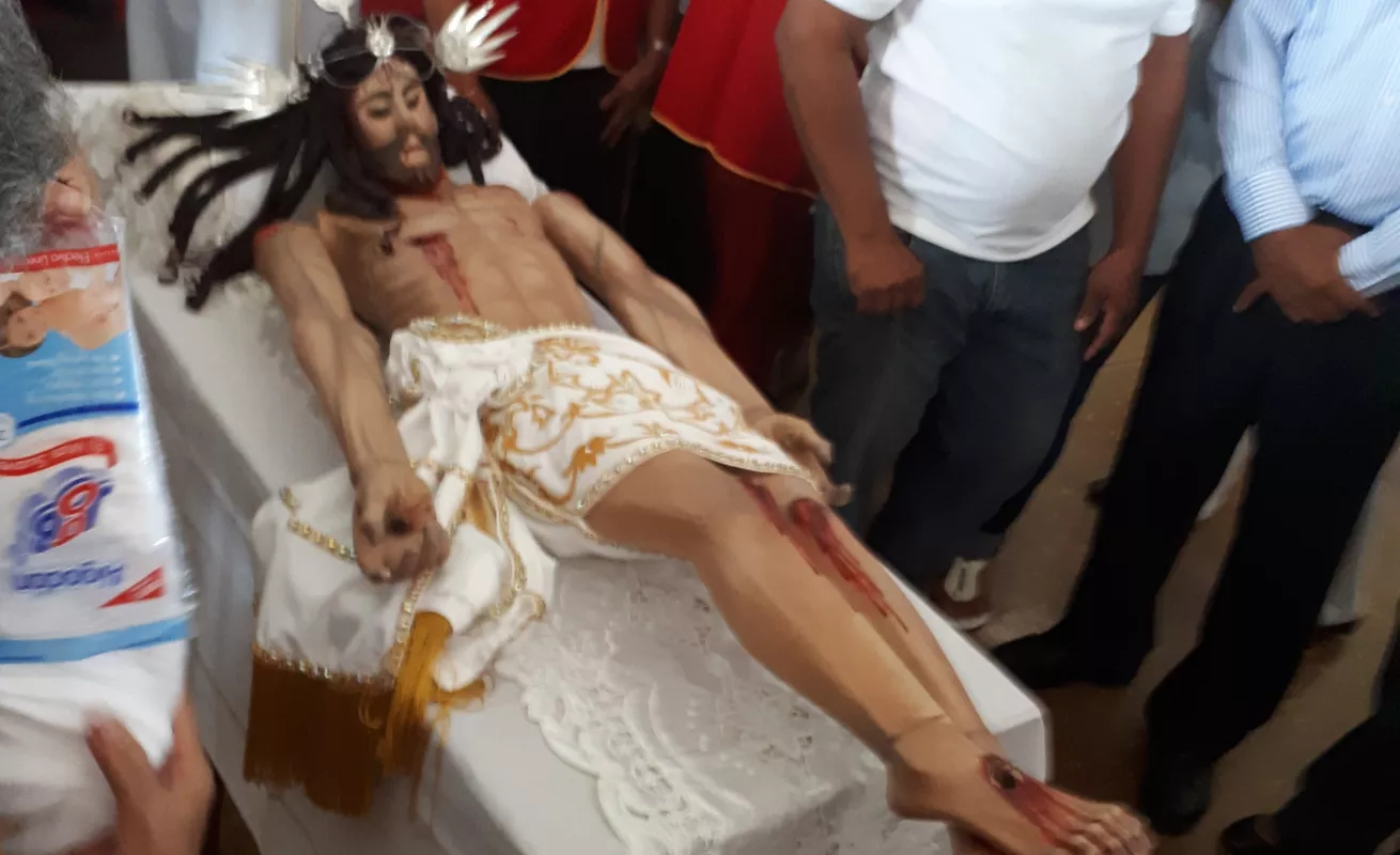 #GaleriaCri Lavatorio de los pies del Cristo de Esquipulas