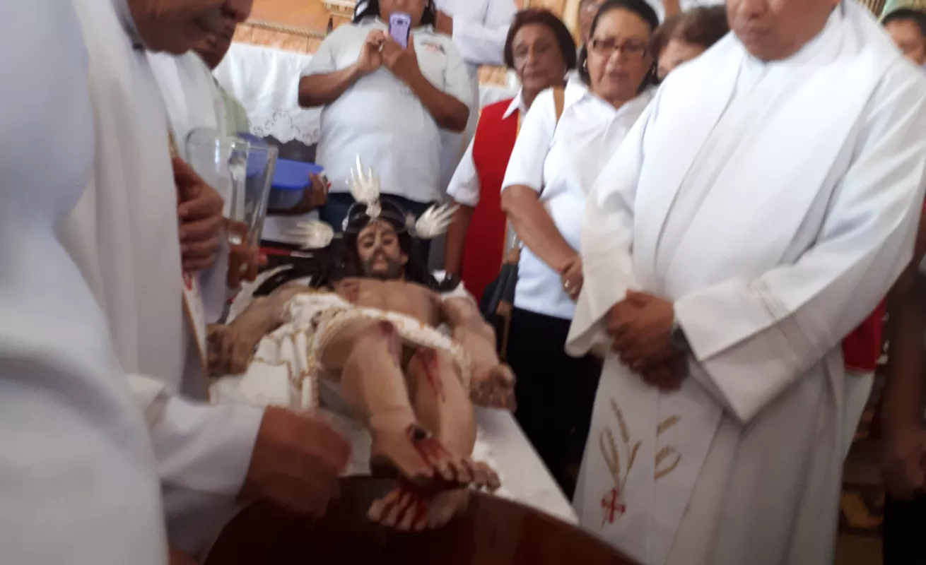 #GaleriaCri Lavatorio de los pies del Cristo de Esquipulas