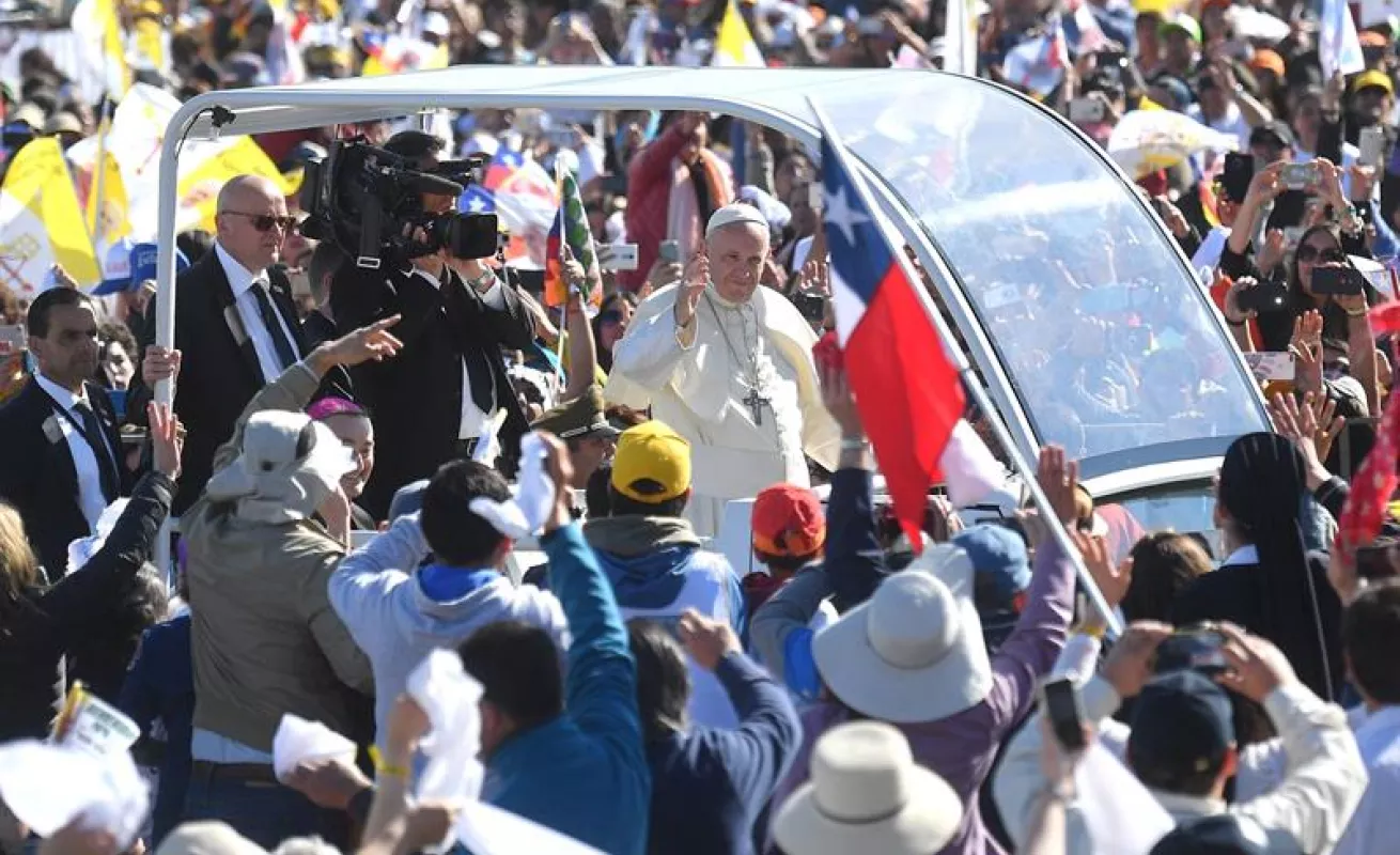 #GaleriaCri Papa Franciso en Chile