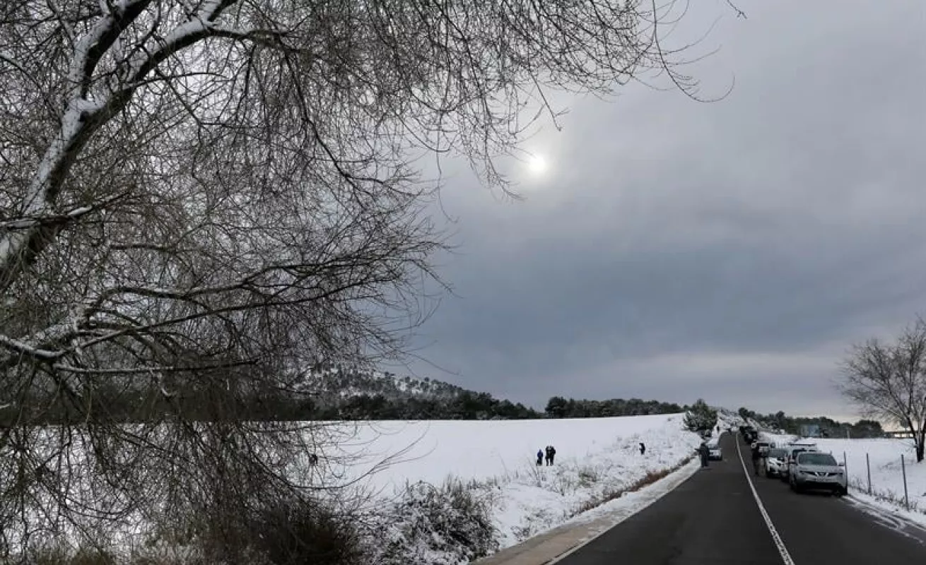 #GaleriaCri La nieve cubre Francia, España y Rusia