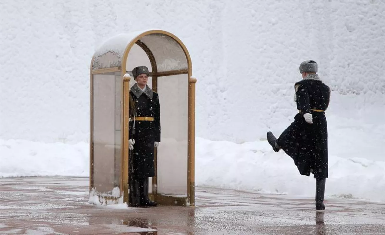 #GaleriaCri La nieve cubre Francia, España y Rusia
