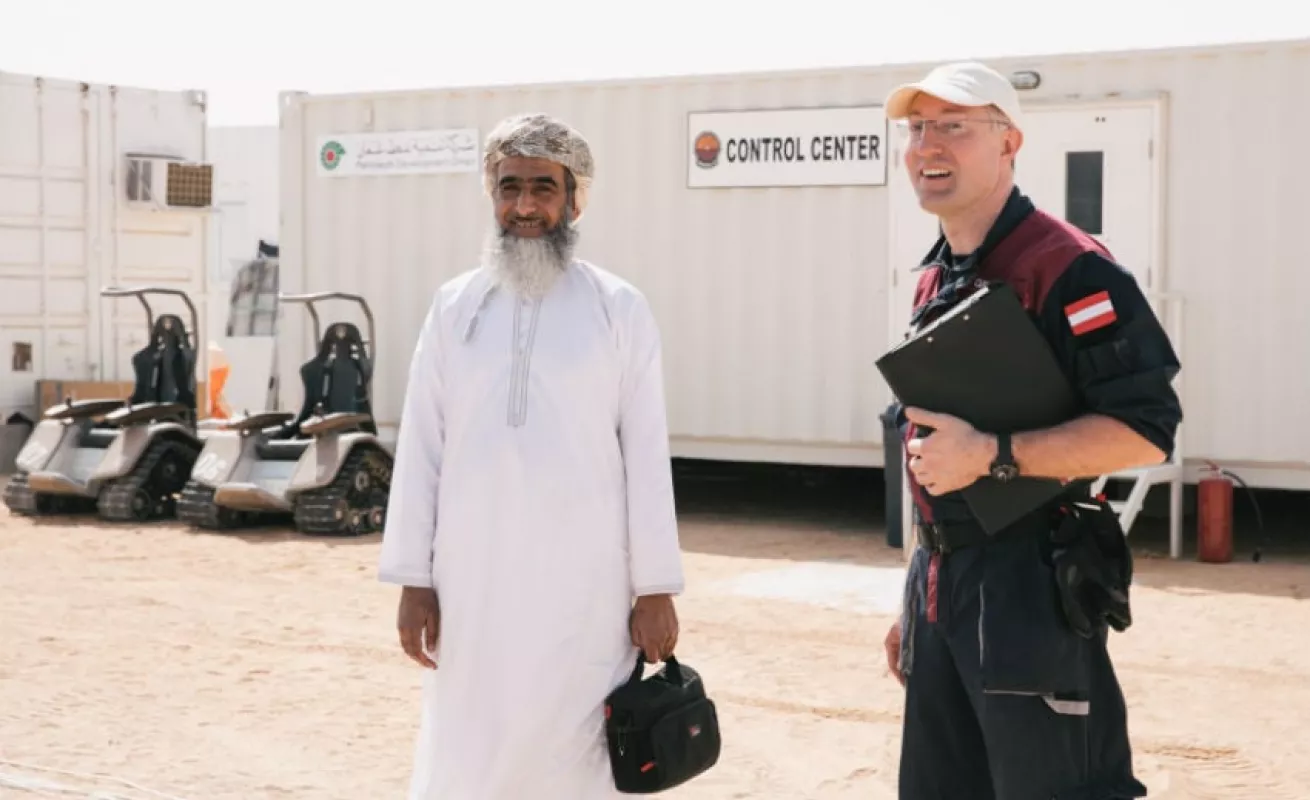 #GaleriaCri Pisando Marte en el desierto de Omán 