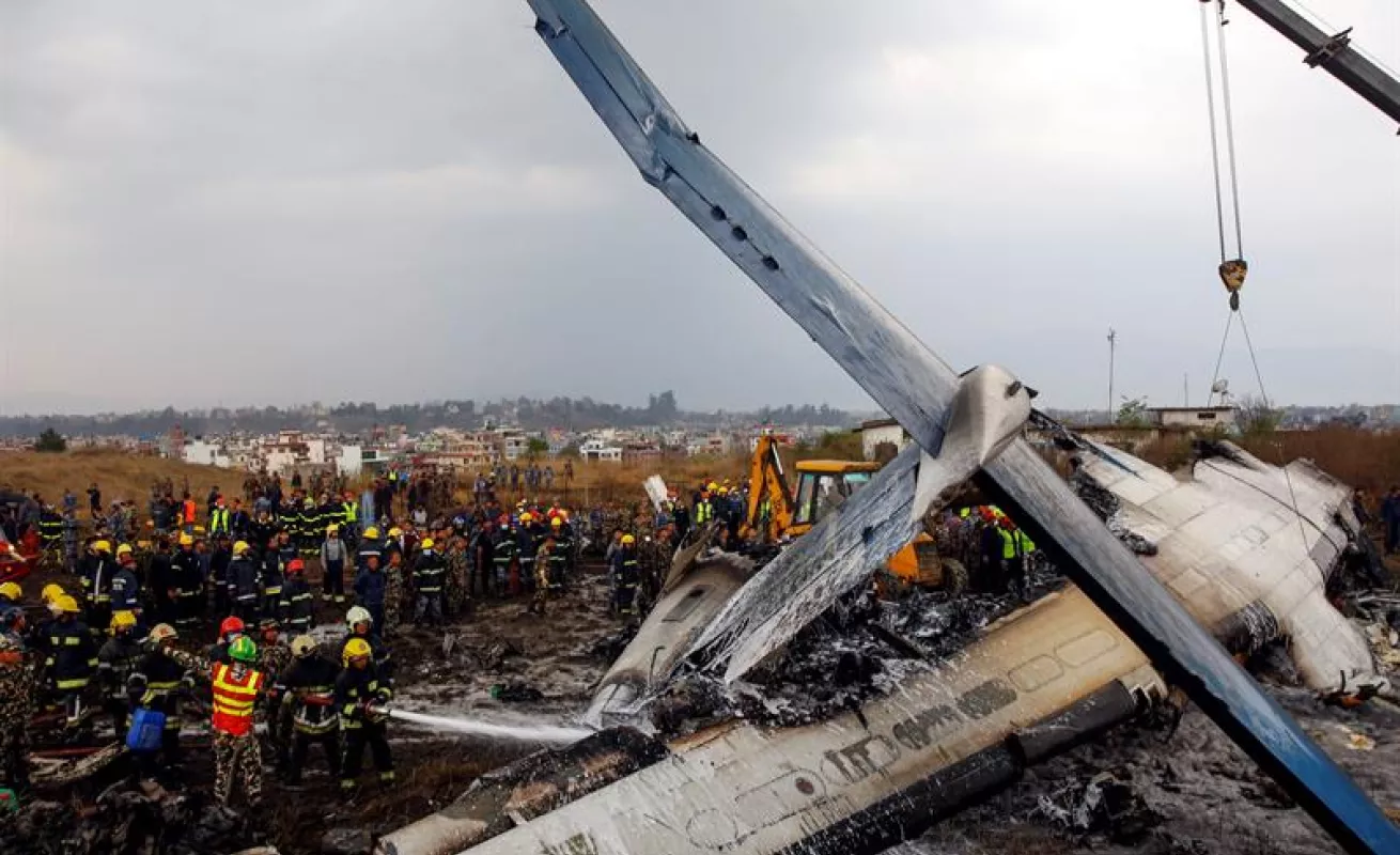 #GaleriaCri Tragedia aérea en Katmandú