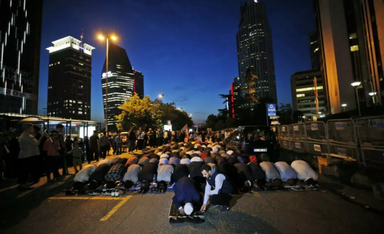 #GaleriaCri Multitudinarias protestas en la frontera de Gaza