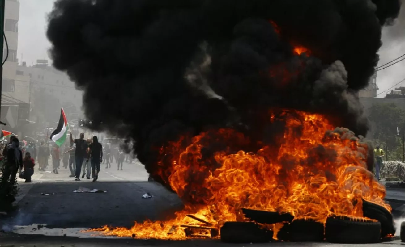 #GaleriaCri Multitudinarias protestas en la frontera de Gaza