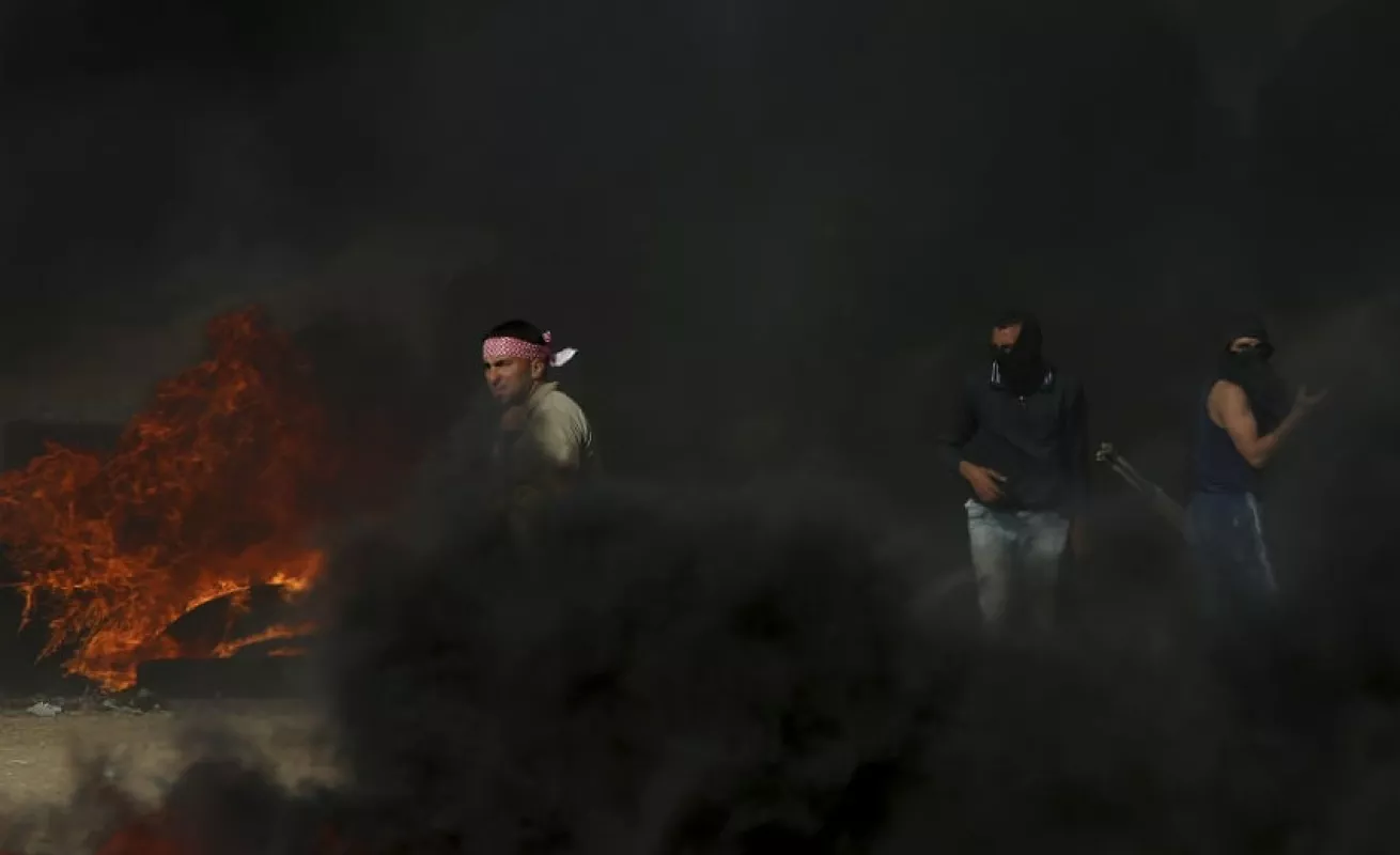 #GaleriaCri Multitudinarias protestas en la frontera de Gaza