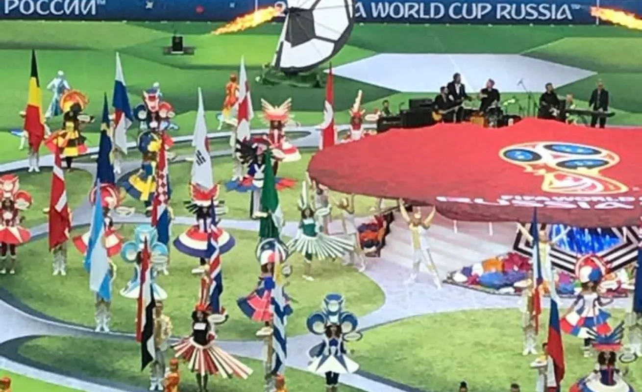 #GaleriaCri Emoción en la inauguración del mundial de fúltbol que no dejará frío a nadie