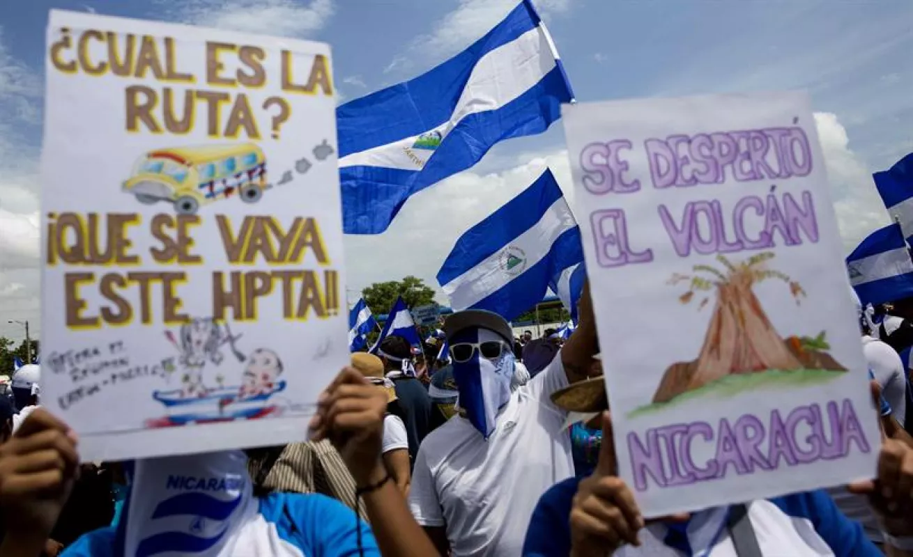 #GaleriaCri Nicaragüenses superan el miedo para gritar: "Fuera Ortega"