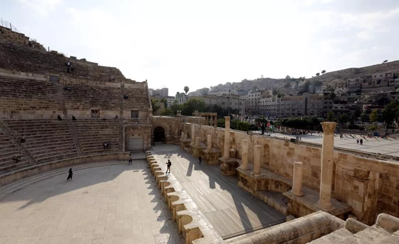 #GaleriaCri Sitio arqueológico del Teatro Romano en Ammán