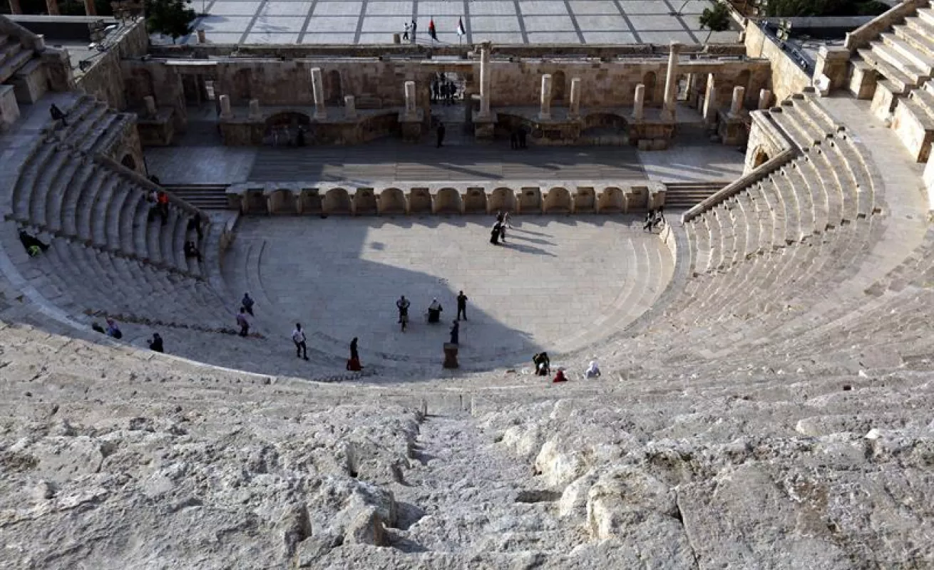 #GaleriaCri Sitio arqueológico del Teatro Romano en Ammán