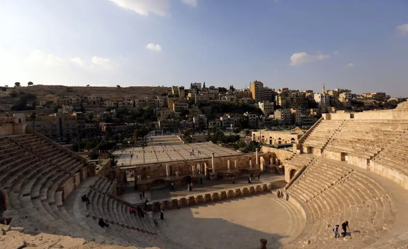 #GaleriaCri Sitio arqueológico del Teatro Romano en Ammán