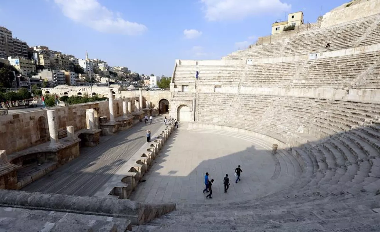 #GaleriaCri Sitio arqueológico del Teatro Romano en Ammán