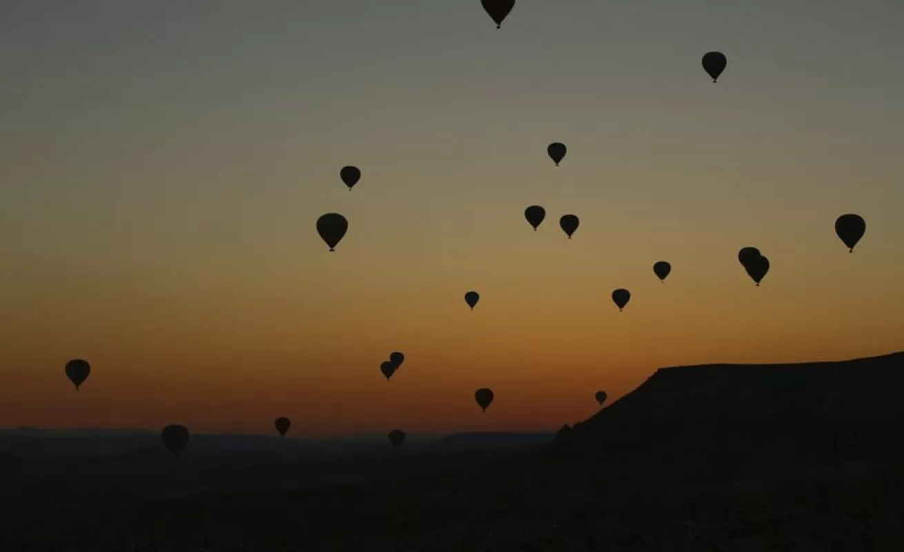 #GaleriaCri Globos de aire caliente sobrevuelan Turquía