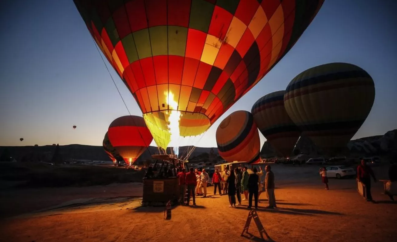 #GaleriaCri Globos de aire caliente sobrevuelan Turquía