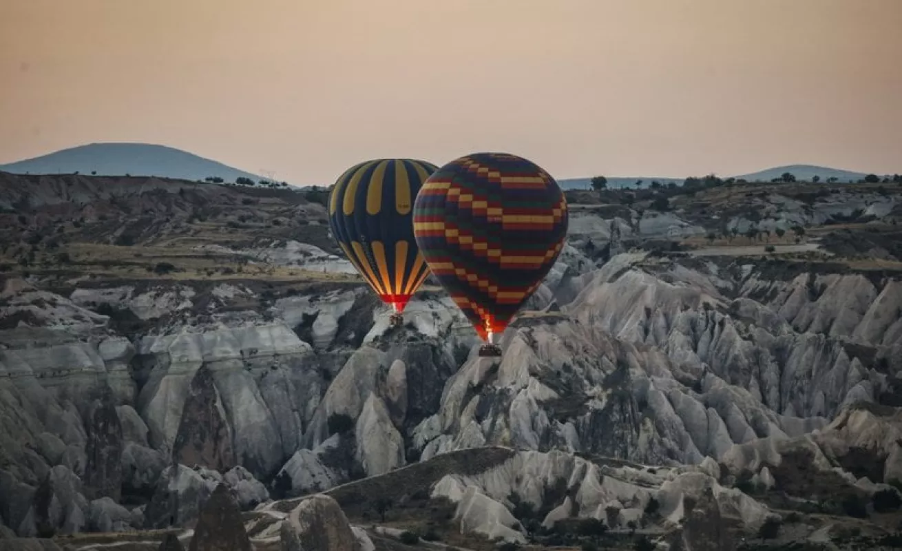 #GaleriaCri Globos de aire caliente sobrevuelan Turquía