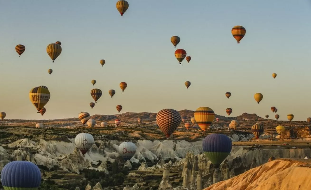 #GaleriaCri Globos de aire caliente sobrevuelan Turquía