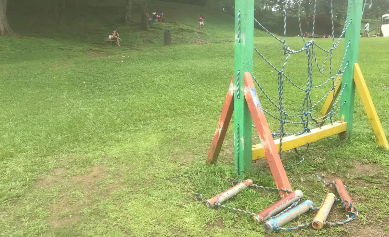 #GaleriaCri Juegos infantiles o trampa de muerte