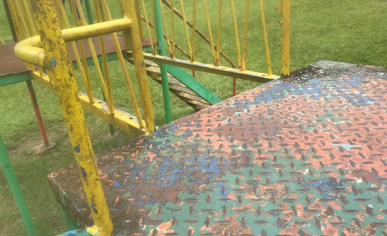 #GaleriaCri Juegos infantiles o trampa de muerte