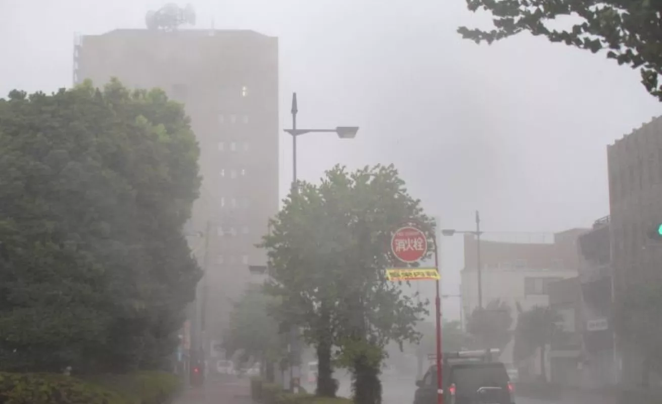 #GaleriaCri Jebi golpeó Japón con mucha fuerza