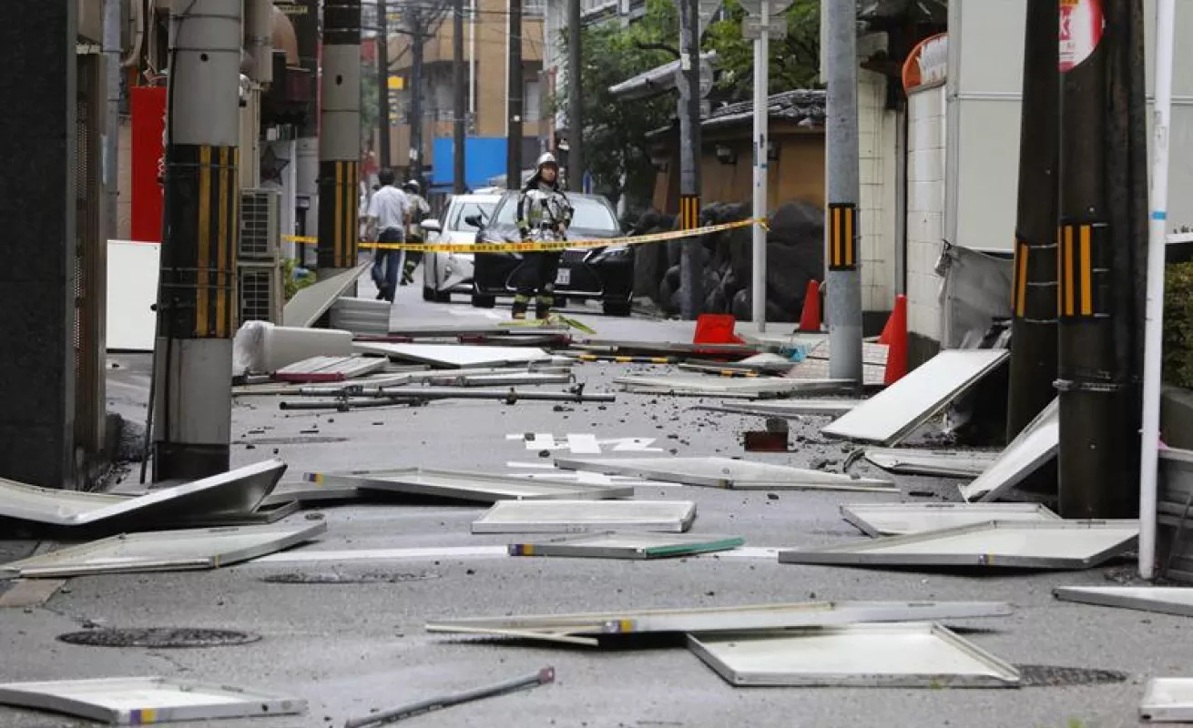 #GaleriaCri Jebi golpeó Japón con mucha fuerza