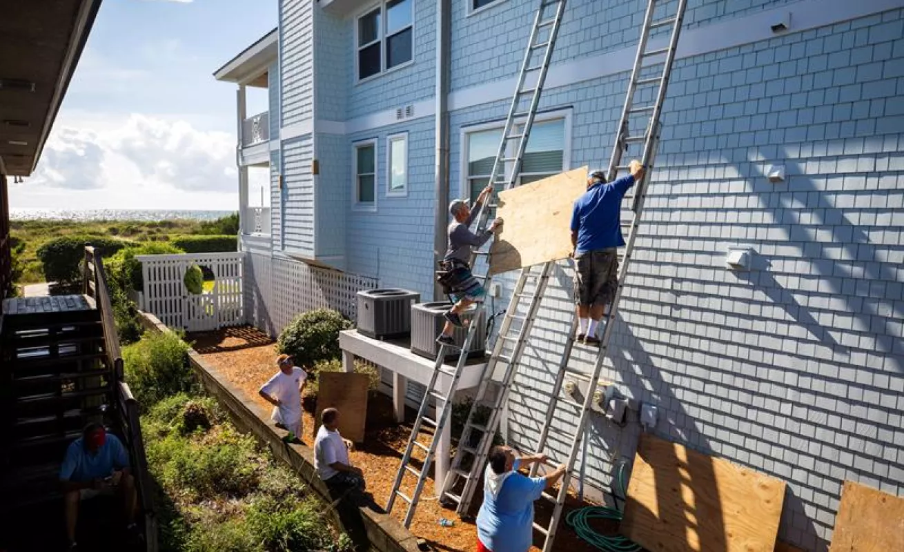 #GaleriaCri Huracán Florence golpeó Las Carolinas con lluvias torrenciales y fuertes vientos