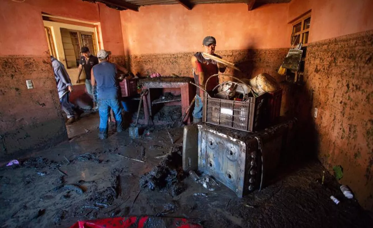 #GaleriaCri Lluvias causan estragos en Michoacán, en México