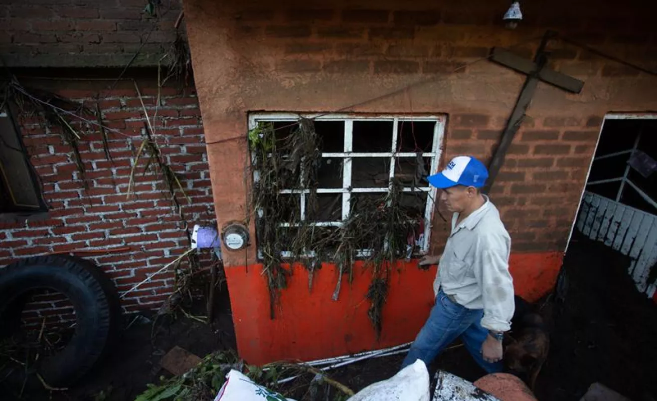 #GaleriaCri Lluvias causan estragos en Michoacán, en México