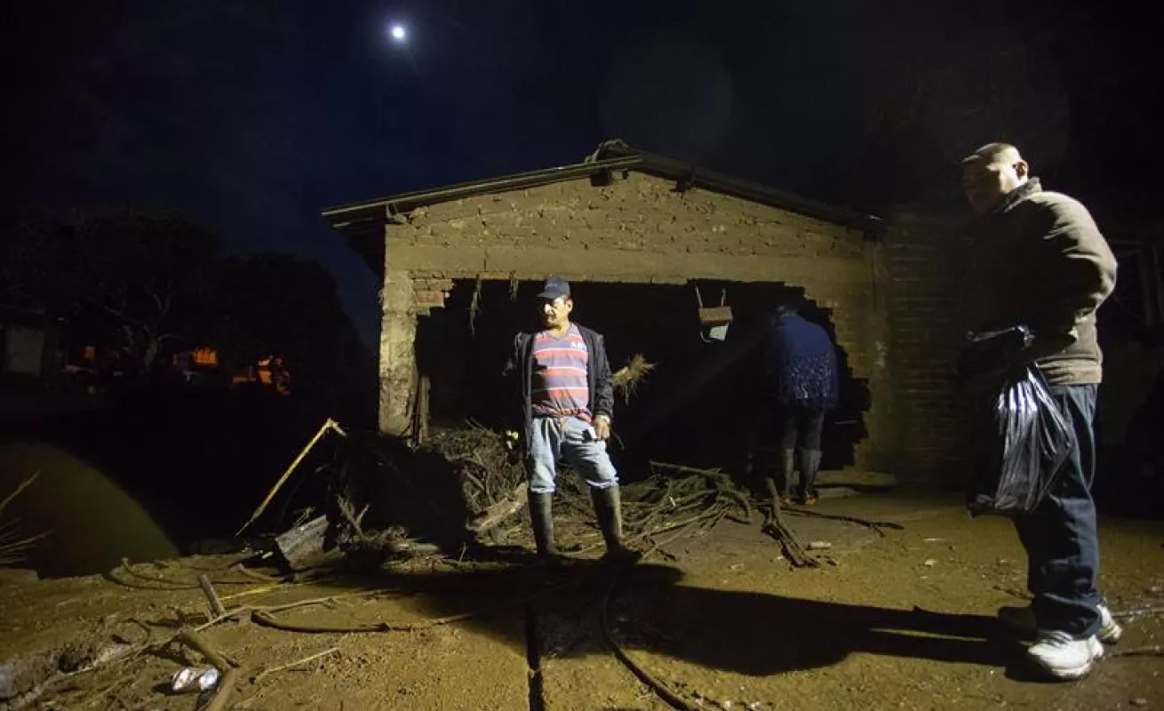 #GaleriaCri Lluvias causan estragos en Michoacán, en México