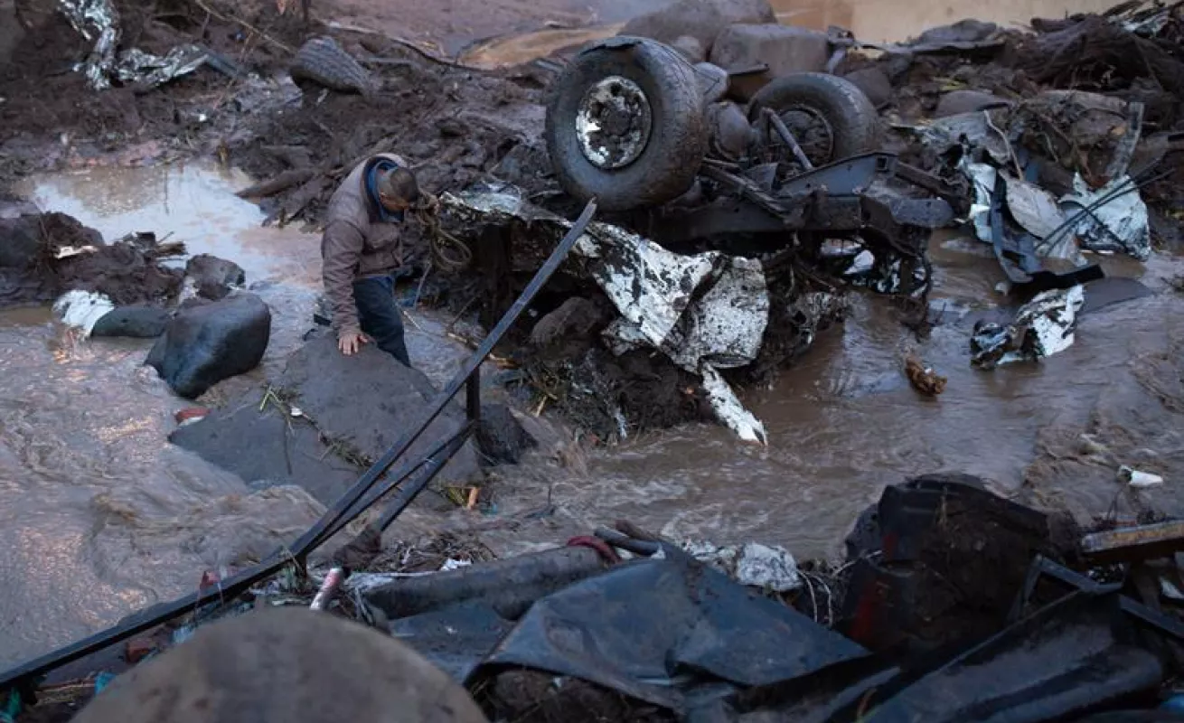#GaleriaCri Lluvias causan estragos en Michoacán, en México