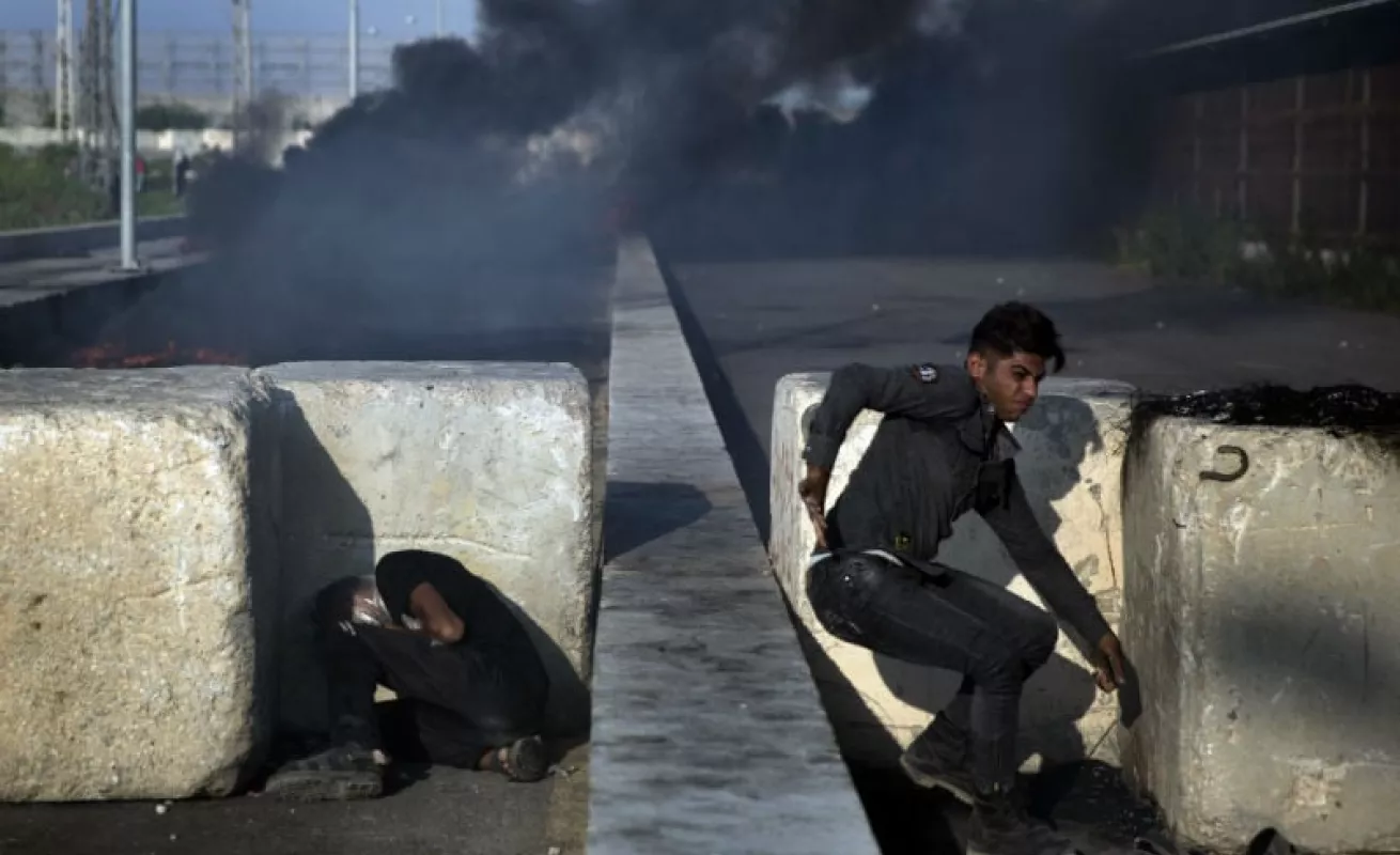 #GaleriaCri Palestinos protestan en Gaza