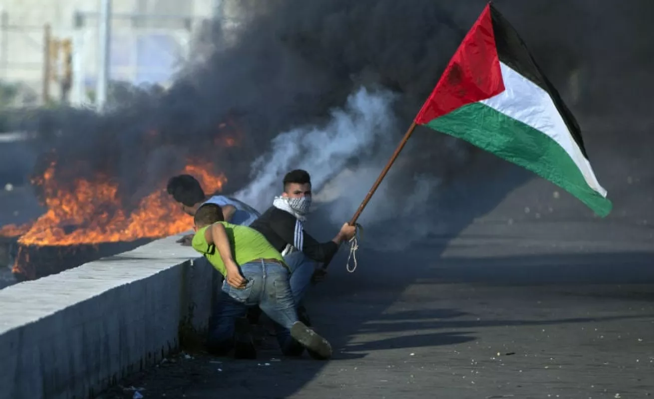 #GaleriaCri Palestinos protestan en Gaza