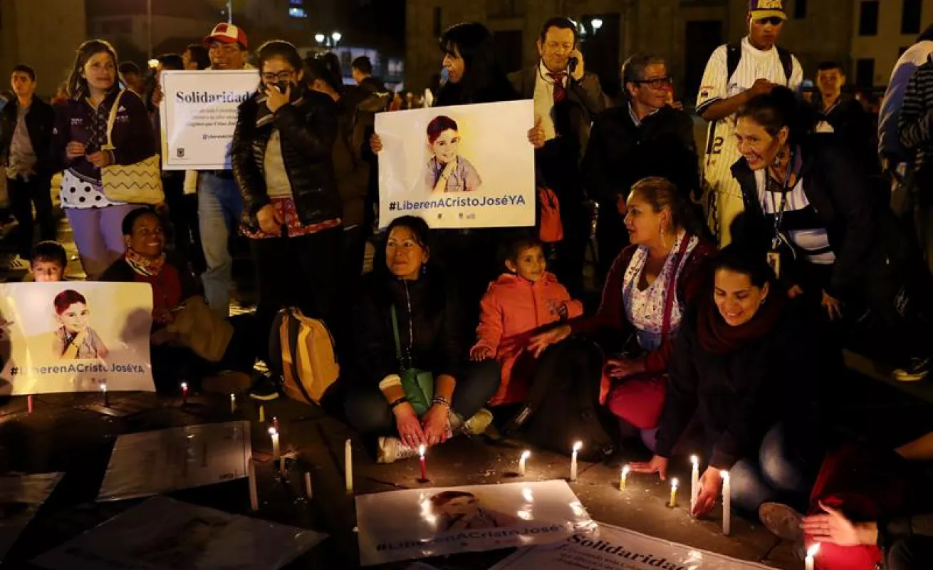 #GaleriaCri Imágenes tras la liberación de niño secuestrado en Colombia