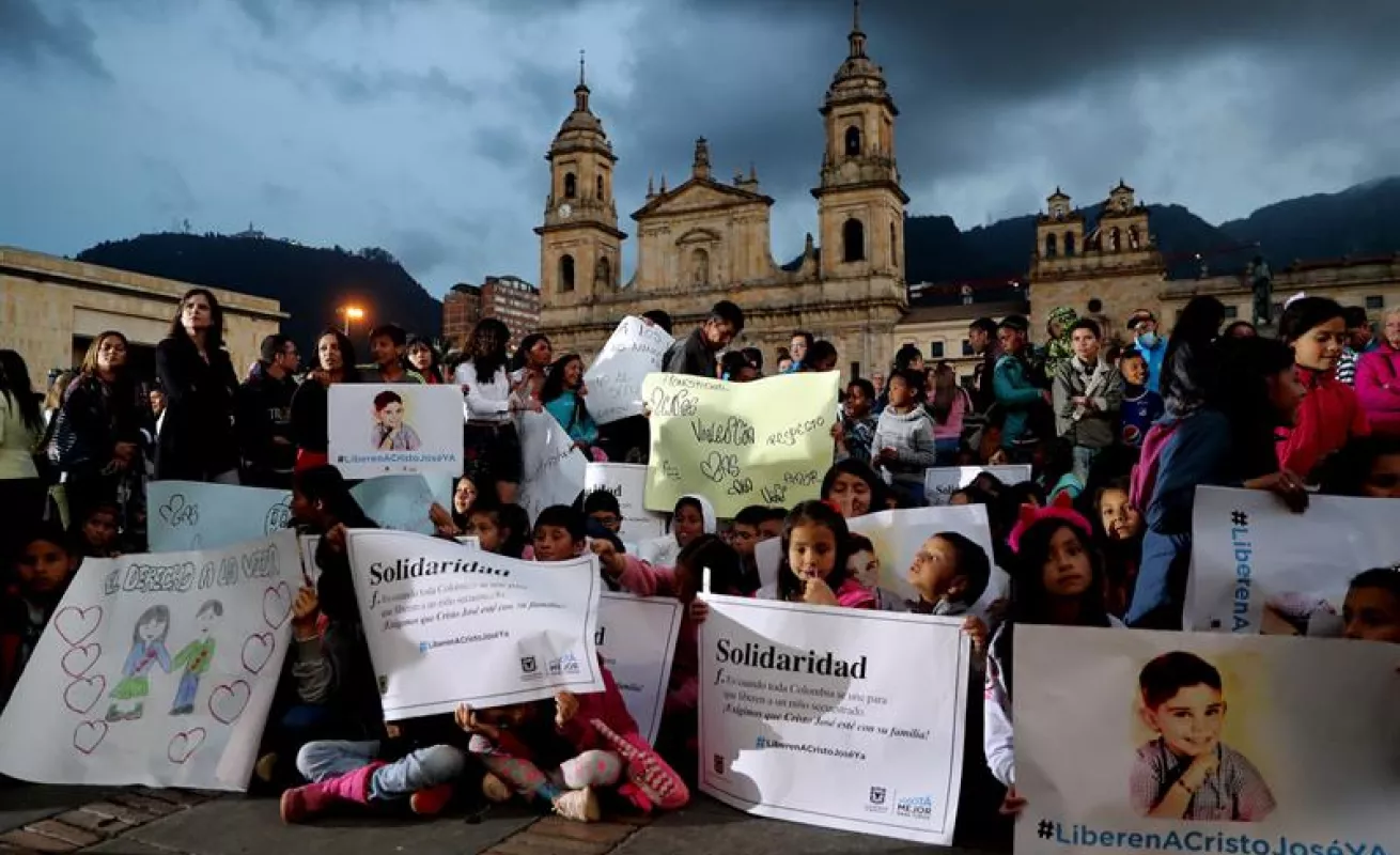 #GaleriaCri Imágenes tras la liberación de niño secuestrado en Colombia