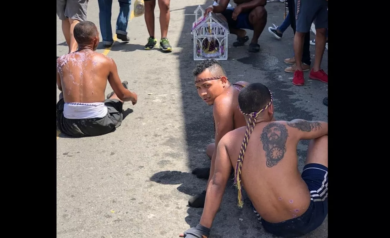 #GaleriaCri Lágrimas, dolor y devoción marcan ritual del "Cristo Negro" en Panamá