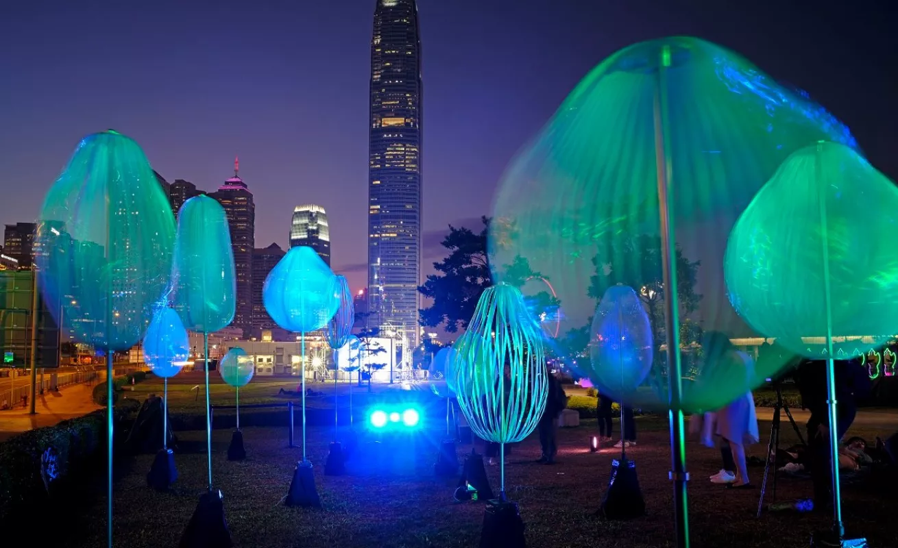 #GaleriaCri Festival de luces en Hong Kong