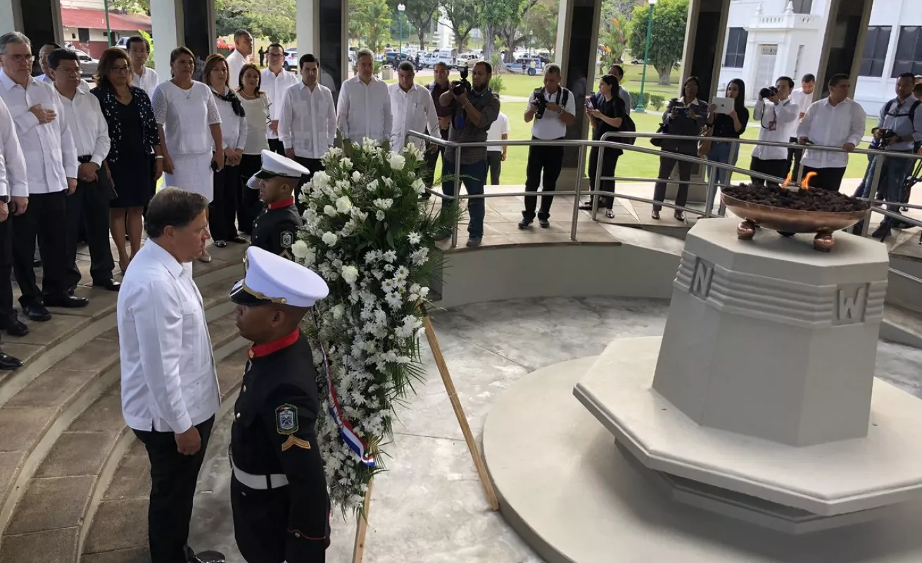 #GaleriaCri Actos protocolares en conmemoración del 55 aniversario del 9 de enero de 1964