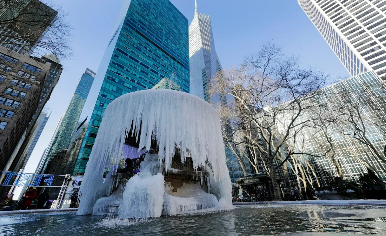 #GaleriaCri Frío polar congela todo a su paso