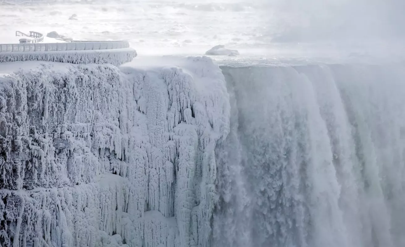 #GaleriaCri Frío polar congela todo a su paso