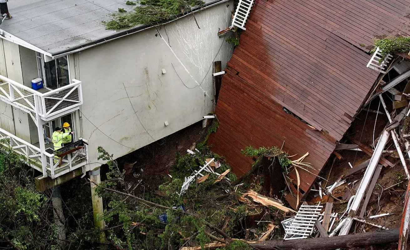 California: Captan imágenes de la devastación en Sausalito
