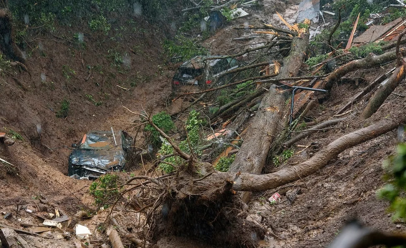 California: Captan imágenes de la devastación en Sausalito