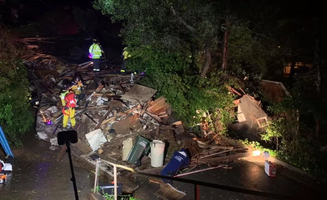 California: Captan imágenes de la devastación en Sausalito