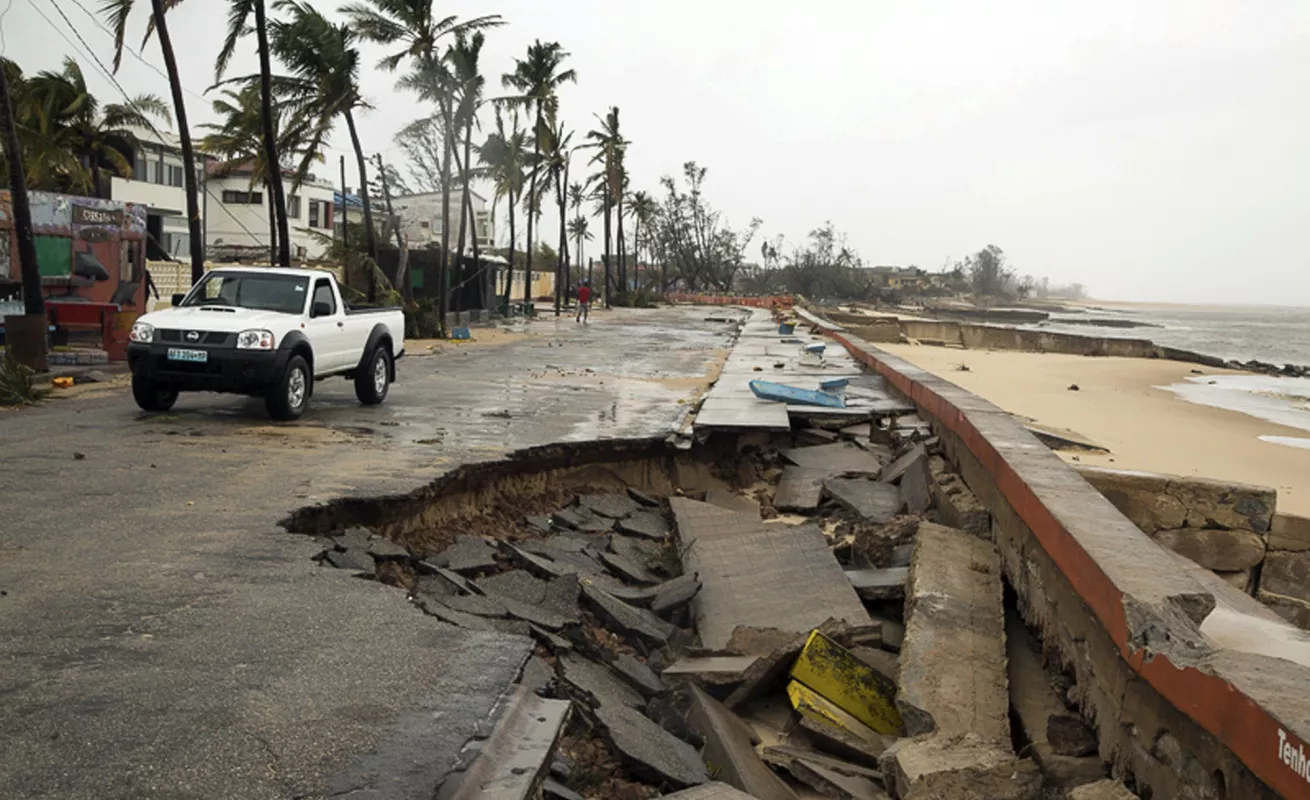 Ciclón arrasó Mozambique