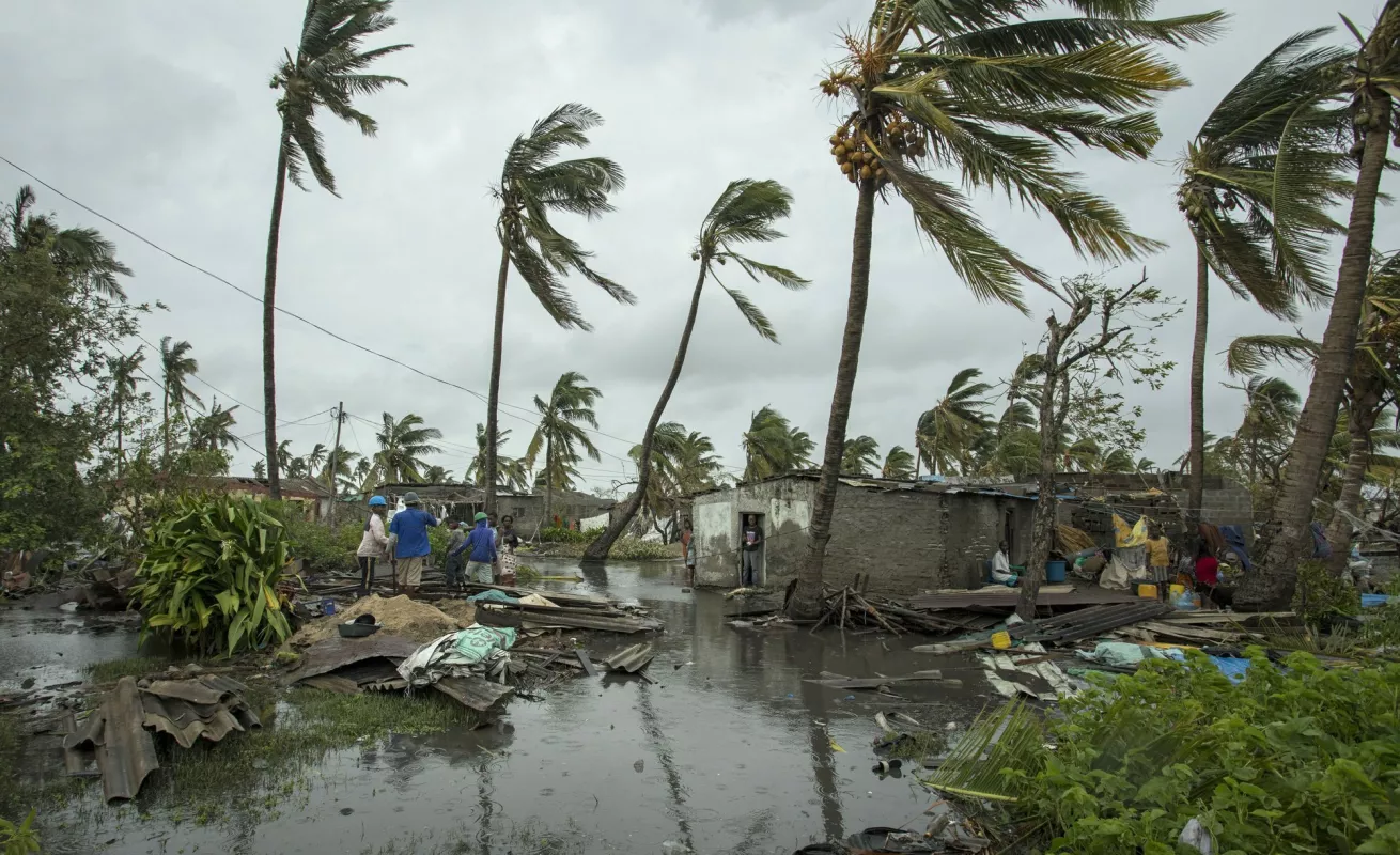 Ciclón arrasó Mozambique