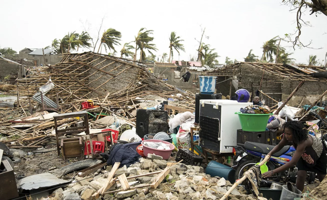 Ciclón arrasó Mozambique