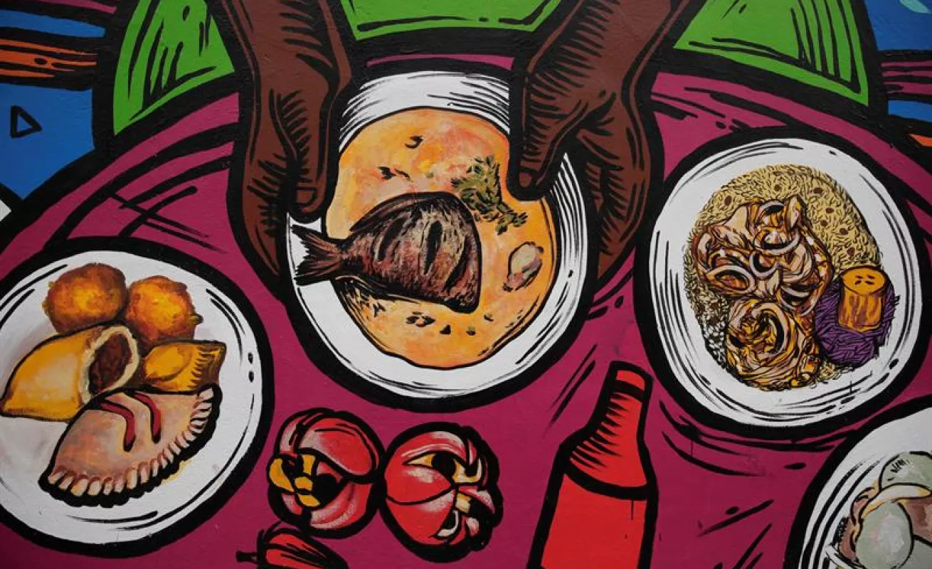 "Colores afro contra discriminación" narra un mural de historia en Panamá