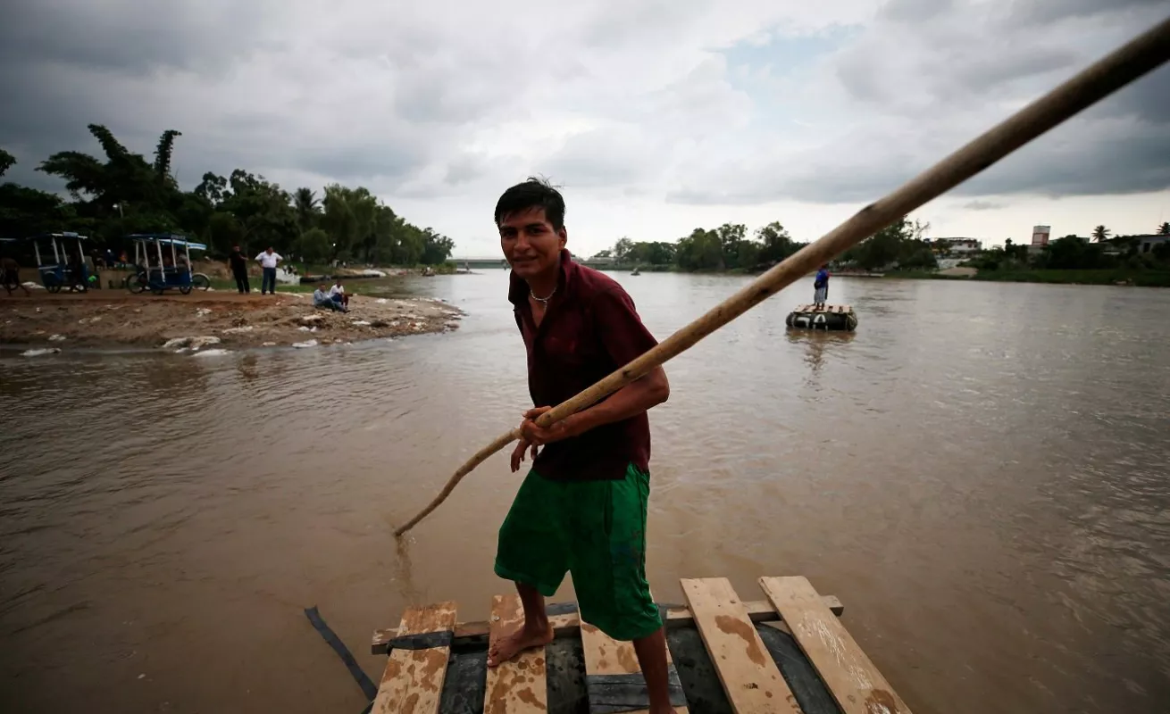 Cruces irregulares parte de la vida en la frontera sur de México