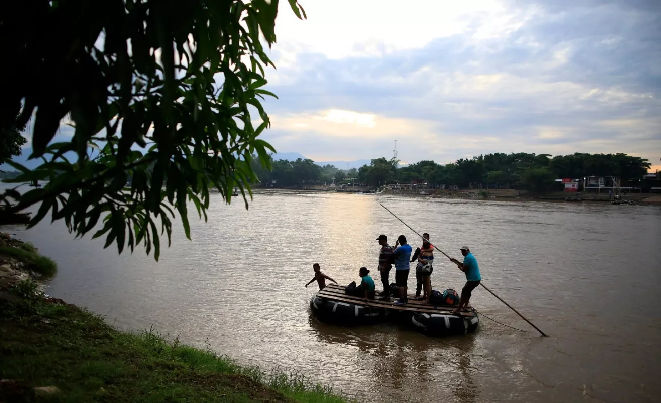 Cruces irregulares parte de la vida en la frontera sur de México